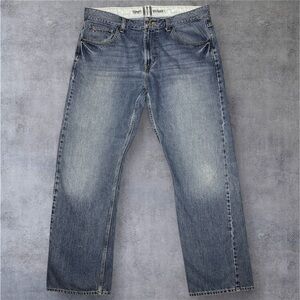 Tommy Hilfiger Jeans Relaxed Fit 36x32 Blue Denim Vintage Wash Classic Style